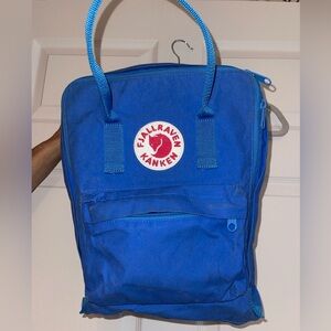 Fjallraven blue backpack